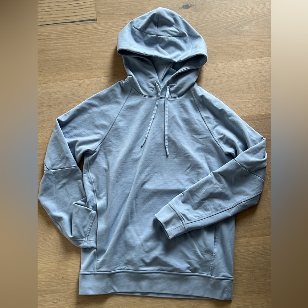 lululemon city sweat hoodie xs blue linen, baby blue hoodie